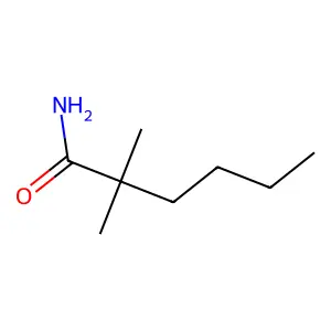 Hexanamide, 2,2-dimethyl- structure