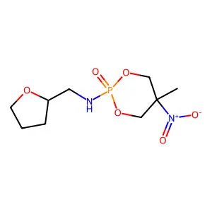 2,5-Bis(piperidin-1-ylmethyl)benzene-1,4-diol structure
