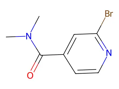 2-Bromo-N,N-dimethylisonicotinamide structure
