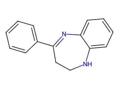 4-Phenyl-2,3-dihydro-1H-1,5-benzodiazepine structure