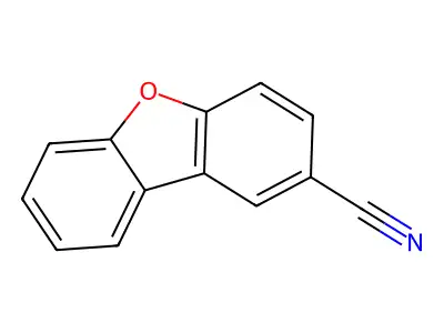 2-Cyanodibenzofuran structure
