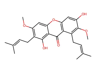 Beta-Mangostin structure