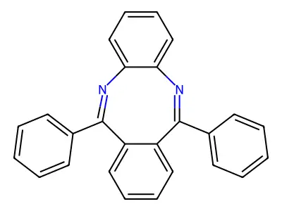 6,11-Diphenylbenzo[c][1,6]benzodiazocine structure