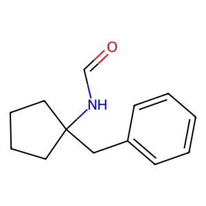 N-(1-苄基环戊基)甲酰胺 structure