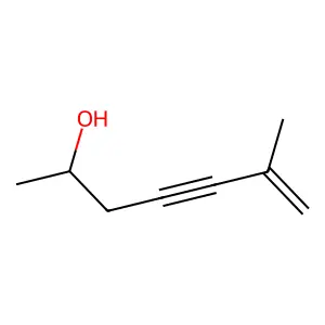6-Methyl-6-hepten-4-yn-2-ol structure