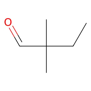 Butanal, 2,2-dimethyl- structure