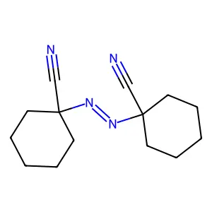 1,1'-偶氮双(环己烷甲腈) structure