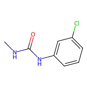 N-(3-chlorophenyl)-N'-methylurea structure