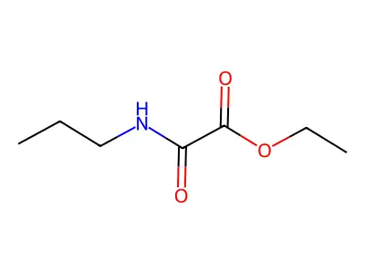 Acetic acid, 2-oxo-2-(propylamino)-, ethyl ester structure