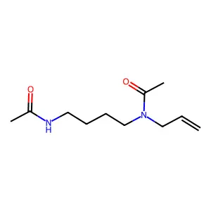 N-[4-[acetyl(prop-2-enyl)amino]butyl]acetamide structure
