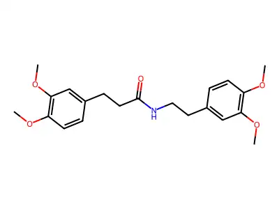 3-(3,4-Dimethoxy-phenyl)-N-(2-(3,4-dimethoxy-phenyl)-ethyl)-propionamide structure