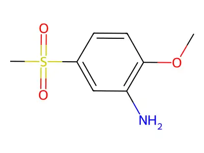 5-Methanesulfonyl-2-methoxyaniline structure