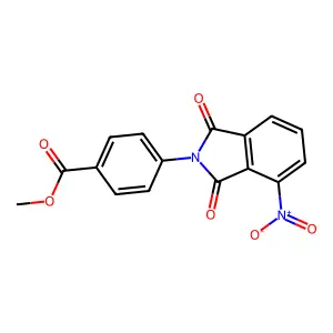 Methyl 4-(4-nitro-1,3-dioxoisoindol-2-yl)benzoate structure