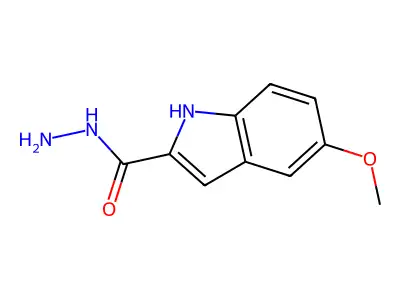 5-methoxy-1H-indole-2-carbohydrazide structure