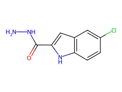 5-chloro-1H-indole-2-carbohydrazide structure