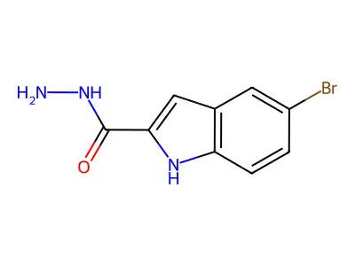 5-bromo-1H-indole-2-carbohydrazide structure