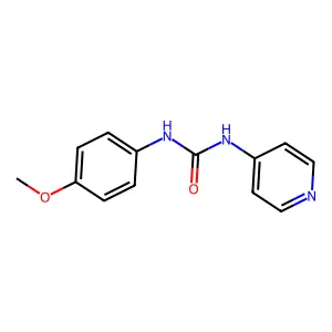 N-(4-methoxyphenyl)-N'-pyridin-4-ylurea structure