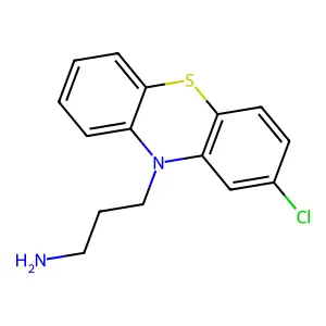 N,N-Didemethylchlorpromazine structure