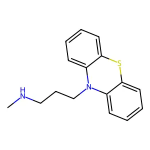 Desmonomethylpromazine structure