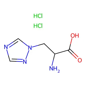 2-Amino-3-(1H-1,2,4-triazol-1-yl)propanoic acid structure
