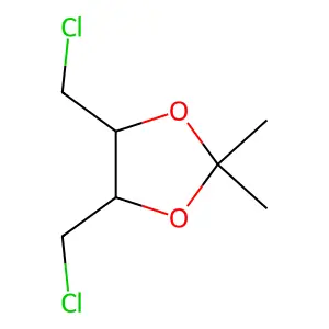 4,5-Bis(chloromethyl)-2,2-dimethyl-1,3-dioxolane structure