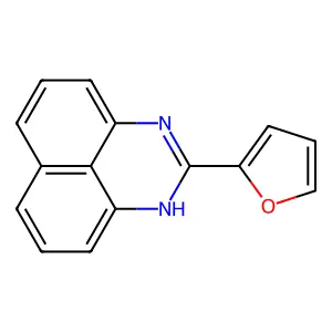 2-(furan-2-yl)-1H-perimidine structure
