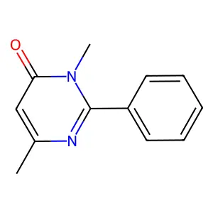 4(3H)-Pyrimidinone, 3,6-dimethyl-2-phenyl- structure