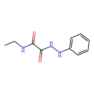 N-乙基-2-氧代-2-(2-苯基肼基)乙酰胺 structure