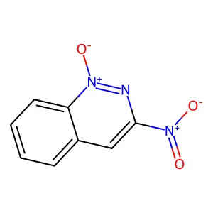 Cinnoline, 3-nitro-, 1-oxide structure