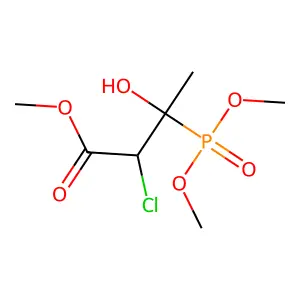Methyl 2-chloro-3-(dimethoxyphosphoryl)-3-hydroxybutanoate structure