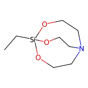 2,8,9-Trioxa-5-aza-1-silabicyclo[3.3.3]undecane, 1-ethyl- structure