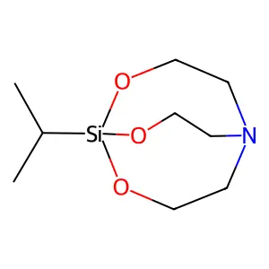 2,8,9-Trioxa-5-aza-1-silabicyclo(3.3.3)undecane, 1-(1-methylethyl)- structure