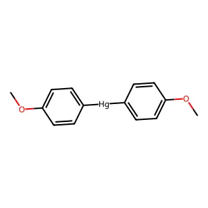 Bis(4-methoxyphenyl)mercury structure