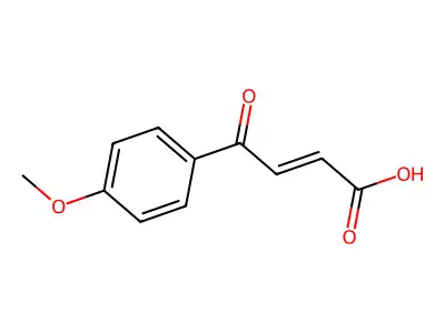 trans-3-(4-Methoxybenzoyl)acrylic acid structure