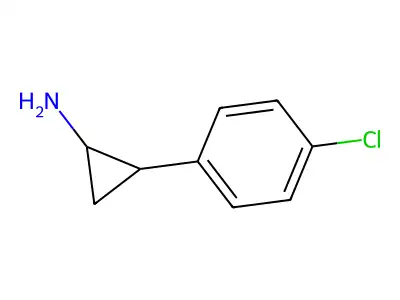 2-(4-Chlorophenyl)cyclopropanamine structure