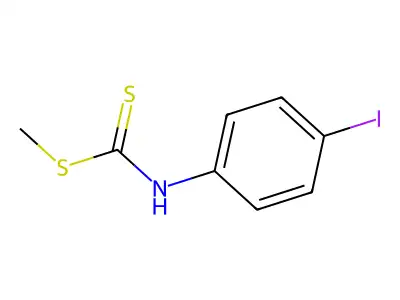 Carbanilic acid, p-iododithio-, methyl ester structure