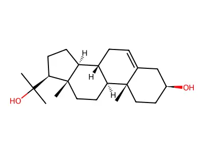 20-Methylpregn-5-ene-3,20-diol structure