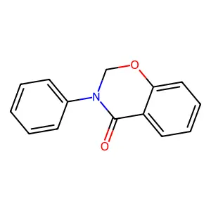 4H-1,3-Benzoxazin-4-one, 2,3-dihydro-3-phenyl- structure