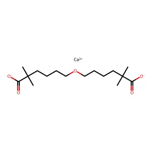 Gemcabene Calcium structure