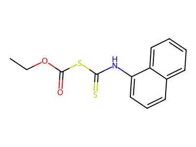 Carbonic acid, thio-, anhydrosulfide with dithio-1-naphthalenecarbamic acid, ethyl ester structure