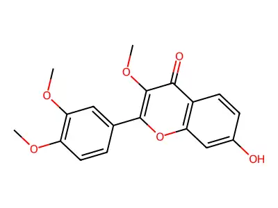 2-(3,4-Dimethoxyphenyl)-7-hydroxy-3-methoxy-4H-chromen-4-one structure