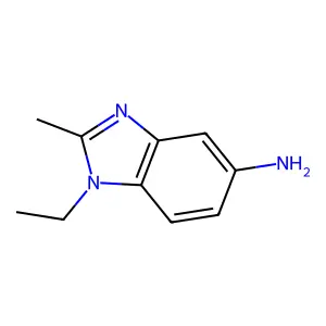 1-ethyl-2-methyl-1H-benzimidazol-5-amine structure