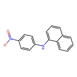 N-(4-nitrophenyl)naphthalen-1-amine structure