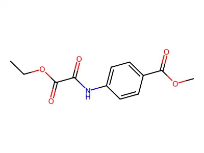 Methyl 4-([ethoxy(oxo)acetyl]amino)benzoate structure