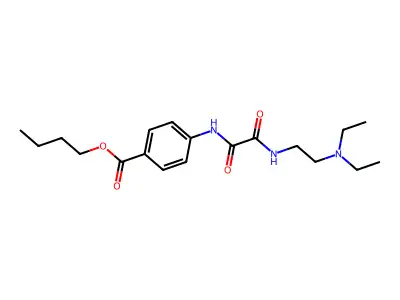 4-[(2-Diethylamino-ethylaminooxalyl)-amino]-benzoic acid butyl ester structure