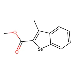 Methyl 3-methyl-1-benzoselenophene-2-carboxylate structure