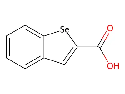 1-Benzoselenophene-2-carboxylic acid structure
