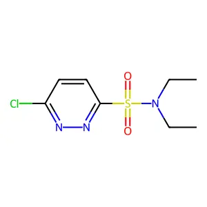 6-chloro-N,N-diethylpyridazine-3-sulfonamide structure