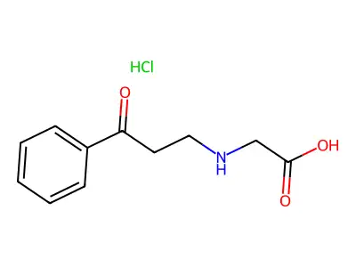 Phenylpropionylglycine structure