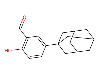 5-(1-Adamantyl)-2-hydroxybenzaldehyde structure